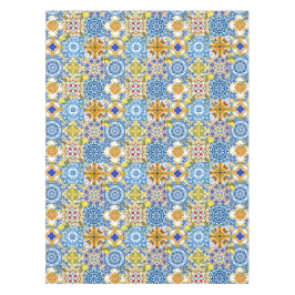 mediterrane Fliesen, Majolika, sizilianischer Stil Tischdecke