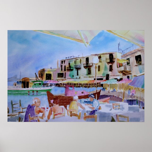 Mediterrane Moment Poster (Vorne)