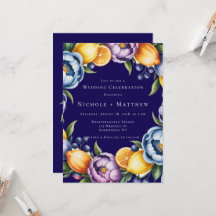 Mediterranean Citrus Bouquet Wedding