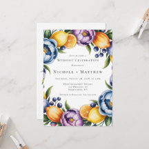 Mediterranean Citrus Bouquet Wedding