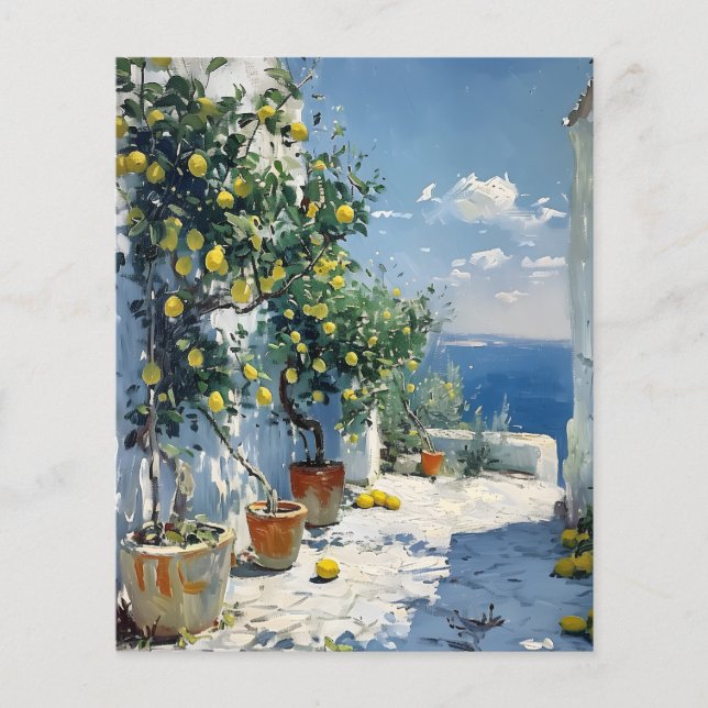 Mediterranean Impressionism with Lemons Flyer (Vorne)