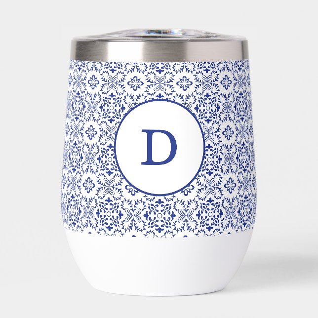 Mediterranean Lemon Blue Mosaic Tile Wedding (Vorderseite)