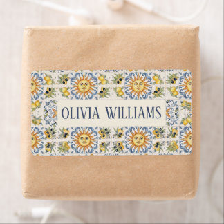 Mediterranean Lemon Tile Italian Coastal Design