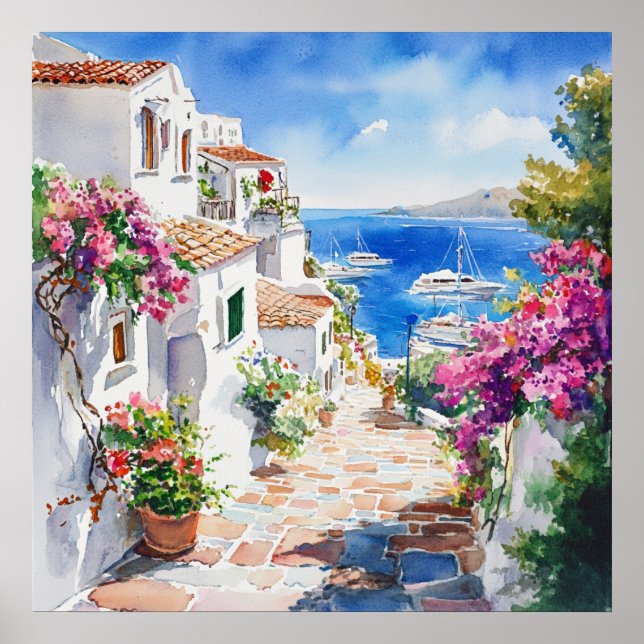 Mediterranean Summer Poster (Vorne)