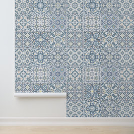Mediterranean Tiles, Moroccan, Majolica, Azulejo Tapete