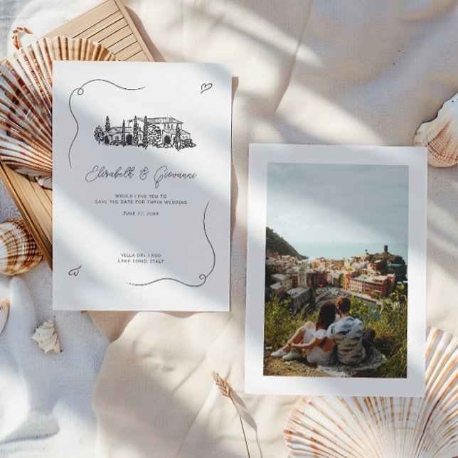 Mediterranean Villa Venue Sketch Wedding (Von Creator hochgeladen)