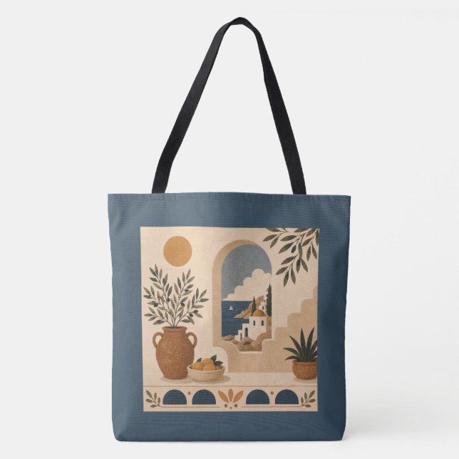 Mediterranean Window Tote Bag (Devant)