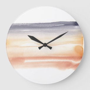 "Mediterráneo" Große Wanduhr