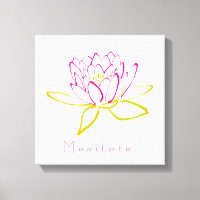 Meditieren. Blume Lotus/Wasserlilie Illustration