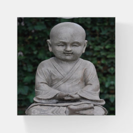 Meditieren des Buddah Statuen-Fotos Briefbeschwerer