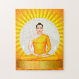 Meditieren des Buddha-Puzzles