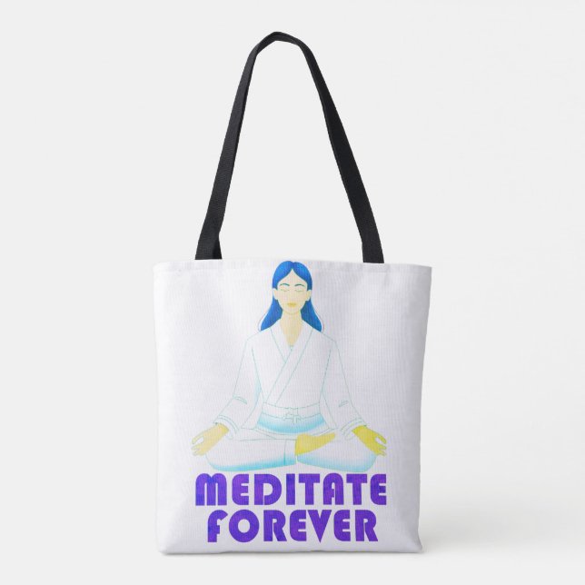 Meditieren für immer tasche (Rückseite)