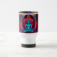 Meditierende Buddha-Reise-Tasse