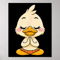 Meditierende Ente Innere Und Friedens-Yoga-Entspan