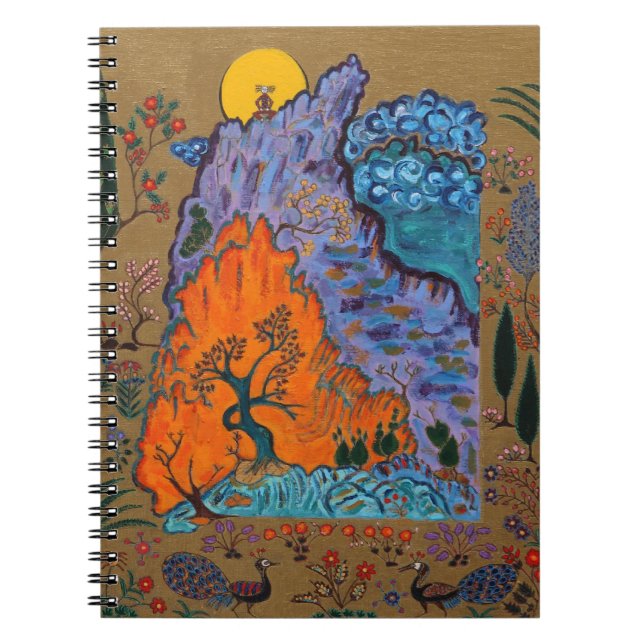 Meditierende Vorlagenzeitschrift Notizblock (Vorderseite)