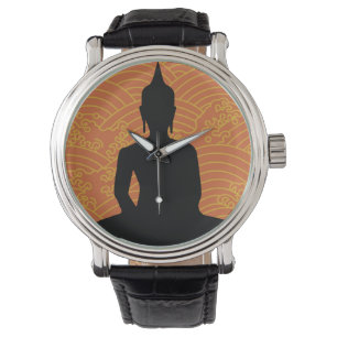 Meditierender Buddha Armbanduhr