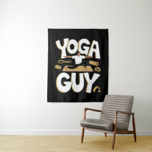 Meditierender Stockmann-Meditation Wandteppich