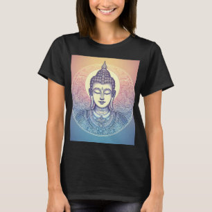 Meditierendes Buddha-Mandala-Kunst-T-Shirt - Zen-G T-Shirt