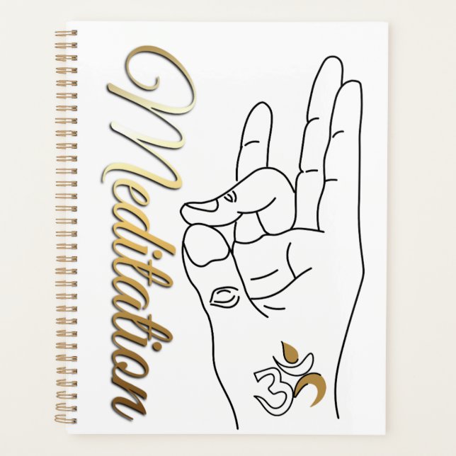 Meditierungsplaner Planer (Vorderseite)