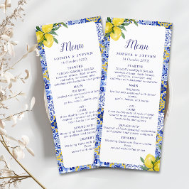 Meditterranean Style Wedding with italian tiles Programm