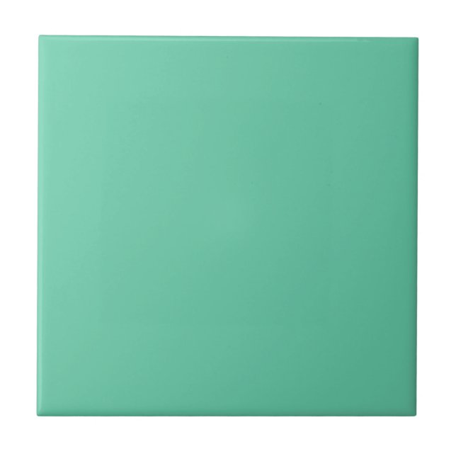 Medium Aquamarine Fliese (Vorderseite)