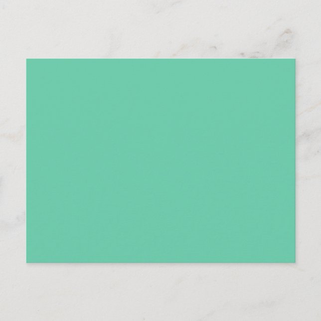 Medium Aquamarine Postkarte (Vorderseite)