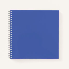 Medium Blue #445EAA Spiral Notebook Notizbuch