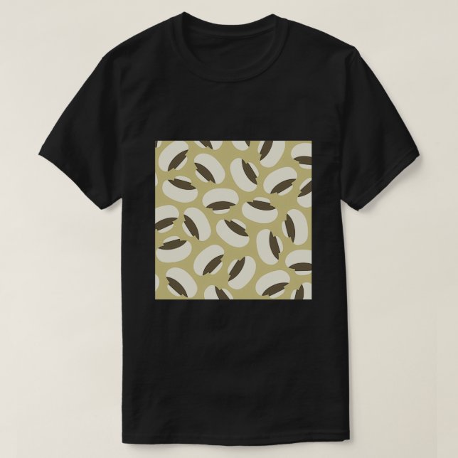 Medium button mushroom pattern 2 T-Shirt (Design vorne)
