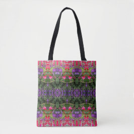 Medium des Kaleidoskop-Blumen-Muster-2 Tasche