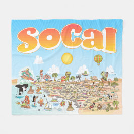 Medium SoCal Fleecedecke