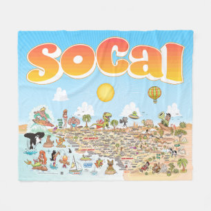 Medium SoCal Fleecedecke
