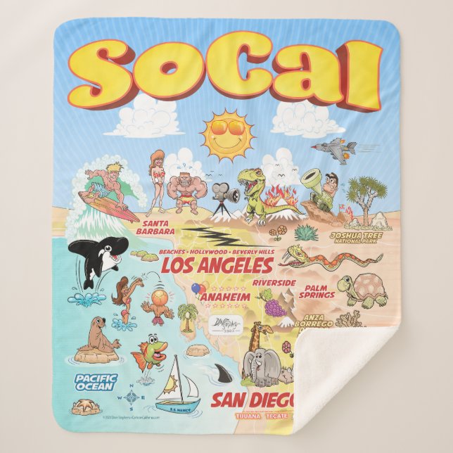 Medium SoCal Sherpadecke (Vorderseite)