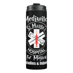 Mediwitch Magical Staff St Mungo's Hospital Thermosbecher