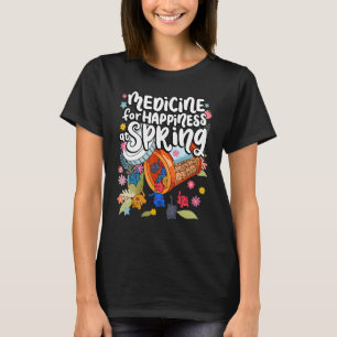 Medizin für Glückseligkeit bei Spring Cat Gummies T-Shirt