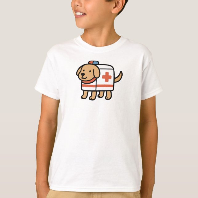 Medizin Hund T-Shirt (Vorderseite)