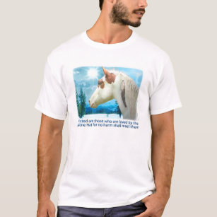 Medizin-Hut-Farben-Pferd T-Shirt