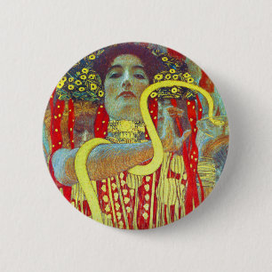 Medizin II Gustav Klimt Button