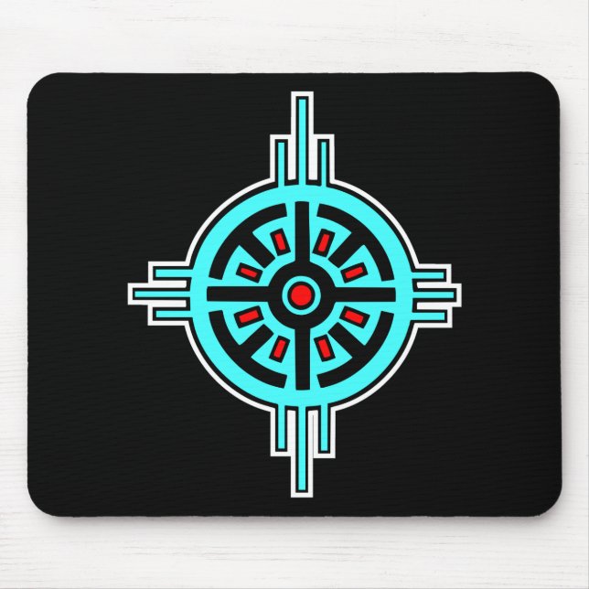 Medizin Rad-Schwarz Mousepad (Vorne)