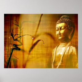 Medizin und Bambus Poster