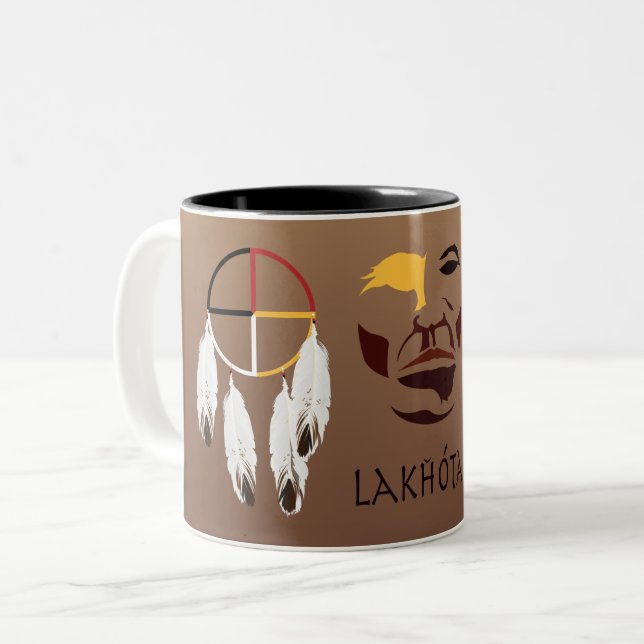 Medizinalrad-Tasse Zweifarbige Tasse (Vorderseite Links)