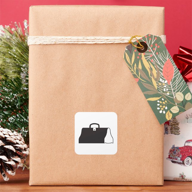 Medizinbeutel Quadratischer Aufkleber (Von Creator hochgeladen)