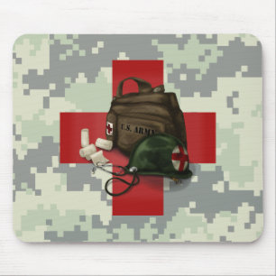 Mediziner-QuerCamouflage Mousepad