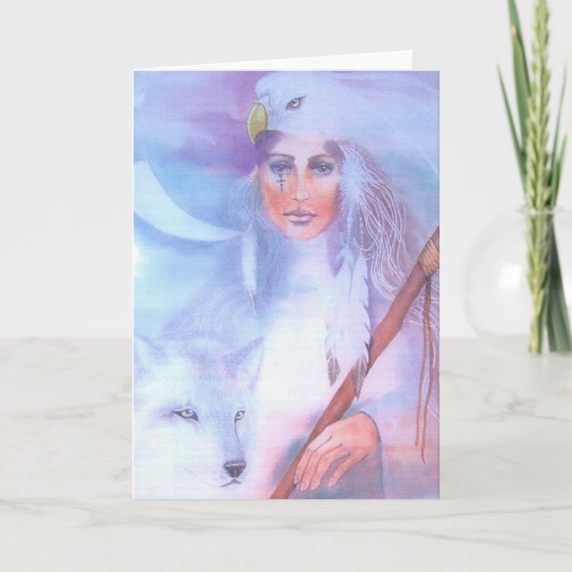 Medizinfrau Karte (Vorderseite)