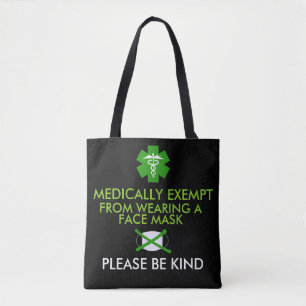 Medizinisch von Gesichtsmasken befreit Tasche