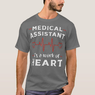 Medizinische Assistentin Herzmedizin Krankenschwes T-Shirt