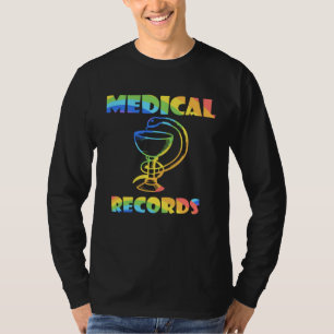 Medizinische Aufzeichnungen Tiedye Weltgesundheits T-Shirt