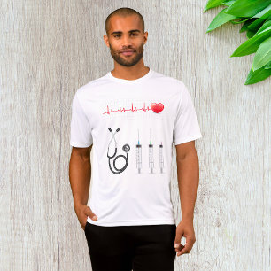 Medizinische Ausrüstung Herzschlag Gesundheitswese T-Shirt