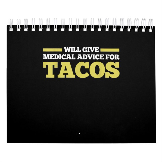 Medizinische Beratung Taco Krankenschwester Arzt F Kalender (Titelbild)