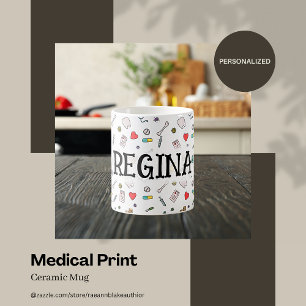 Medizinische Druck-Keramik-Tasse Kaffeetasse