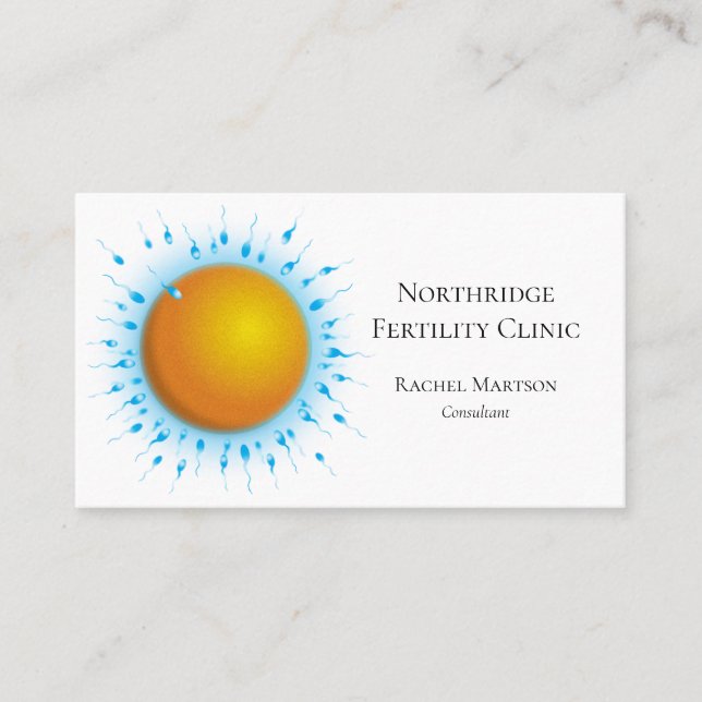 Medizinische Fertilitätsklinik Visitenkarte (Vorderseite)